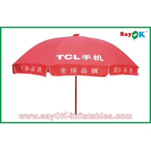 China Pop Up Sun Shade Tent Advertising Red Sun Umbrella wholesale