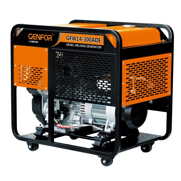 250A 7.5KW Welding Generator Set , OEM Welder Generator Air Cooled Engine Type