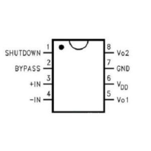 General IC audio power amplifier 8002 sop-3 3W