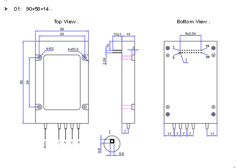 1*4 Optical Switch - Multi Channel Optical Switch