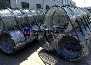 China Triple Standard Concertina Wire Fence 75m Military Concertina Coil Fencing on sale