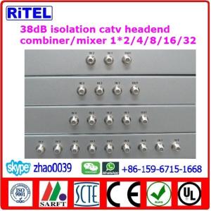 38dB isolation catv Analog Headend Passive Combiner 1*2/3/4/8/12/16/24/32