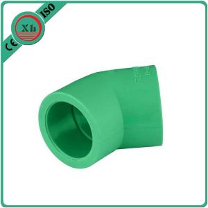 China Frost Proof PPR Pipe Elbow , 45 Degree Pipe Elbow Superior Dimensional Accuracy wholesale