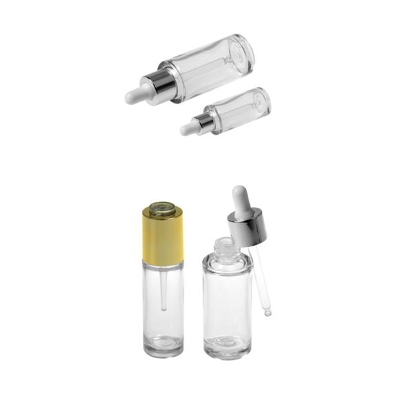Empty PETG Dropper Bottle 10ml 30ml 40ml Essential Oil Bottle With Squeeze Tube Dropper