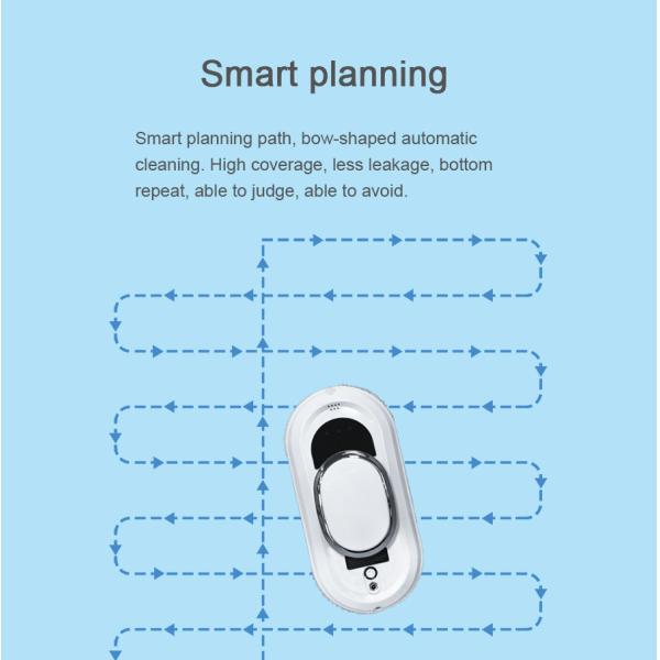 Professional Building Glass Cleaner 295*145*108 mm Intelligent Window Cleaning Robot