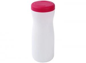 China 800ML HDPE Plastic Cylinder Containers Cosmo Round Bottles with Screw Cap Printing Available on sale