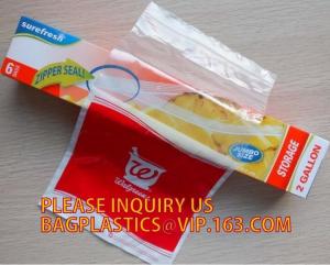 China Customize Resealable Plastic Clear Poly k Baggies custom zip lock bag, LDPE HDPE CPE PPE PVC Plastic Slider Zipper wholesale
