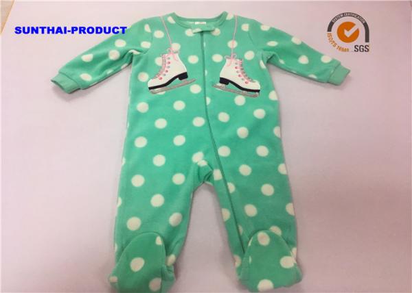 Quality Skating Shoes Applique Baby Pram Suit Big Dot AOP Long Sleeve Coverall for sale