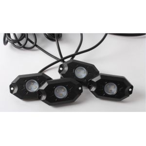China 8 Pods 2 Inch 9w Color Changing Rock Lights , IP68 Rgb Bluetooth Rock Lights wholesale