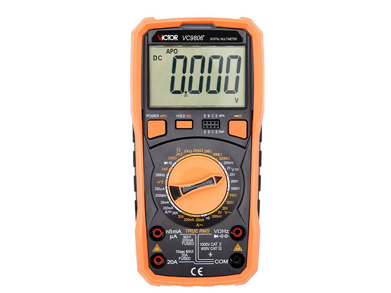 China VC9806+ DCV Manual Ranging Digital Multimeter 2mF Capacitance wholesale
