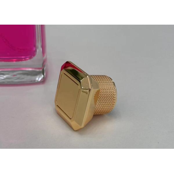 Simple Irregular Zinc Alloy Metal Perfume Cap With Custom Metal Perfume Cap