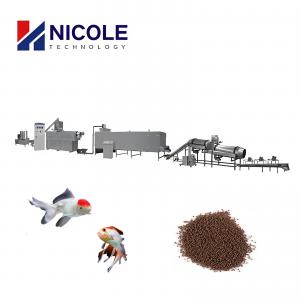 China Twin Screw Extruder 250kg/H Fish Meal Production Line / Machine Diesel Energy wholesale