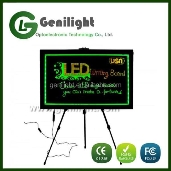Power Certificate CE ROHS and More Rectangle LED Neon Sign Lights for Business Shop