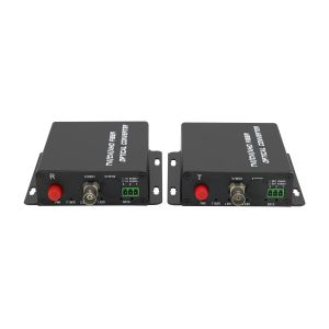 China 1 Channel Video Optical Transmitter And Receiver FC Connector 20 KM 1080P on sale