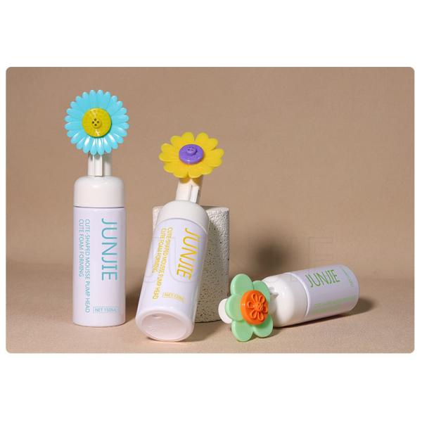 Cute New Style 100ml-200ml PET Mousse Foam Bottle Pressing Hand Sanitizer Plastic Bottle Face Wash Facial Cleanser Bottle
