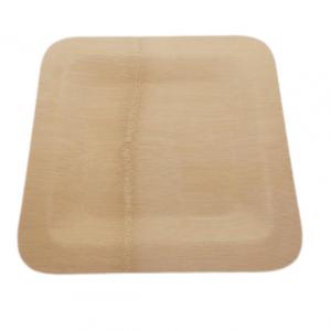 China ODM Square Compostable Bamboo Picnic Plates 25x25 Cm wholesale