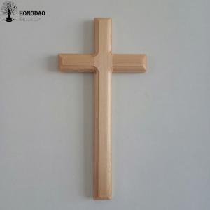 China Large Wall / Door Hanging Handmade Wooden Crosses For Painting And Decorating wholesale