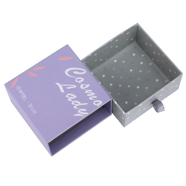 Pearl Hard Cardboard Gift Boxes Small Batch Customization Pull Out Gift Box