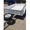 Industrial 10x5 Heavy Duty Tandem Axle Painted Trailer 2000KG With Mudflaps for sale