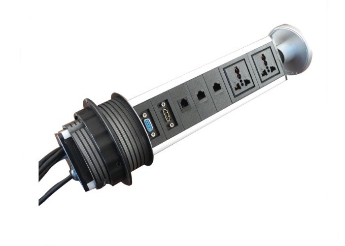 China High Safety Kitchen Pop Up Power Sockets , Pop Up Electrical Sockets Fancy Design wholesale