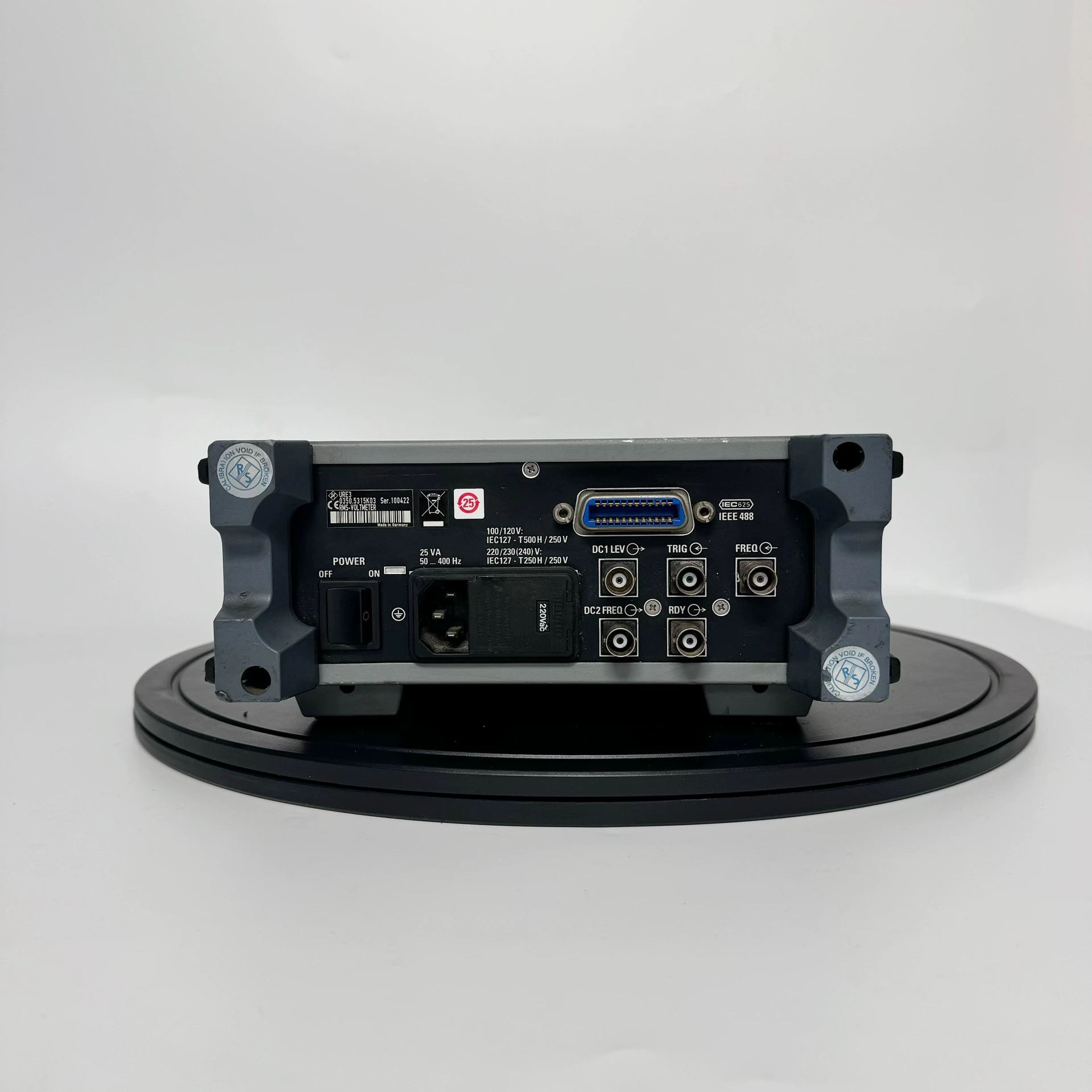 30 MHz High Accuracy RMS/Peak Voltmeter RF Power Meter Rohde & Schwarz R&S URE3