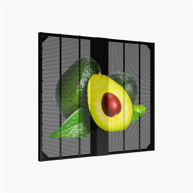 China Factory Indoor Grille Led Screen Easy Installation Transparent Mesh LED Screen Display wholesale