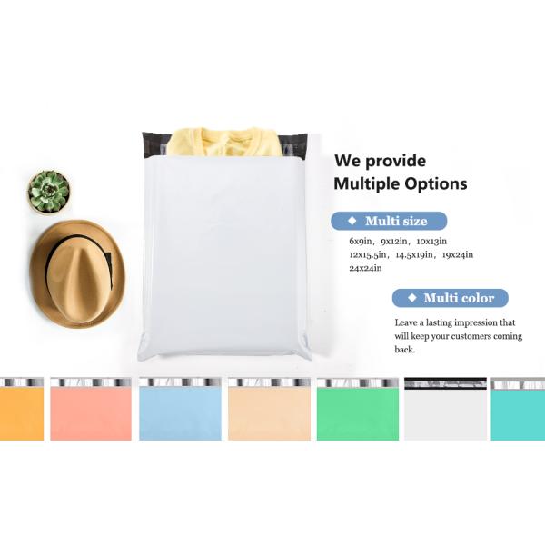 Metronic White Poly Mailers 9x12