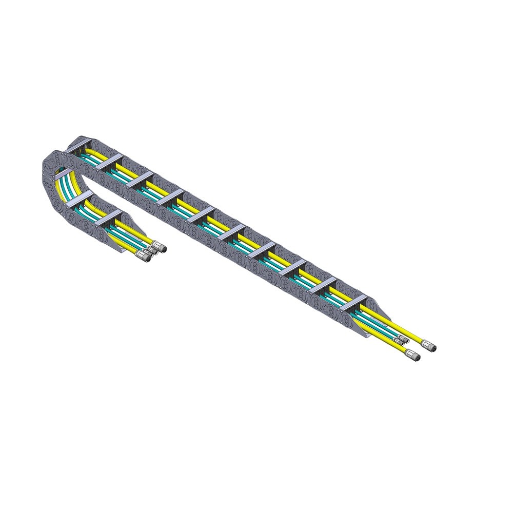 Flexible Lightweight High Speeed Cable Drag Chain For CNC 3D Printer Machine