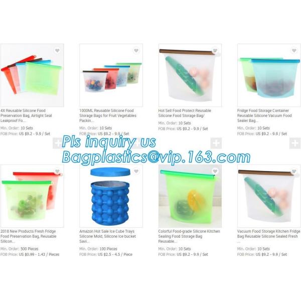 Reusable Leakproof Silicone ice Genie,Ice Cube Maker Genie Silicone Ice bucket The Revolutionary Space Saving Ice Cube M