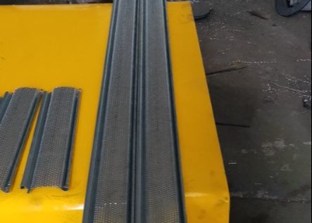 Quality Punching Hollow Slat PPGL Shutter Door Roll Forming Machine For 0.8mm for sale