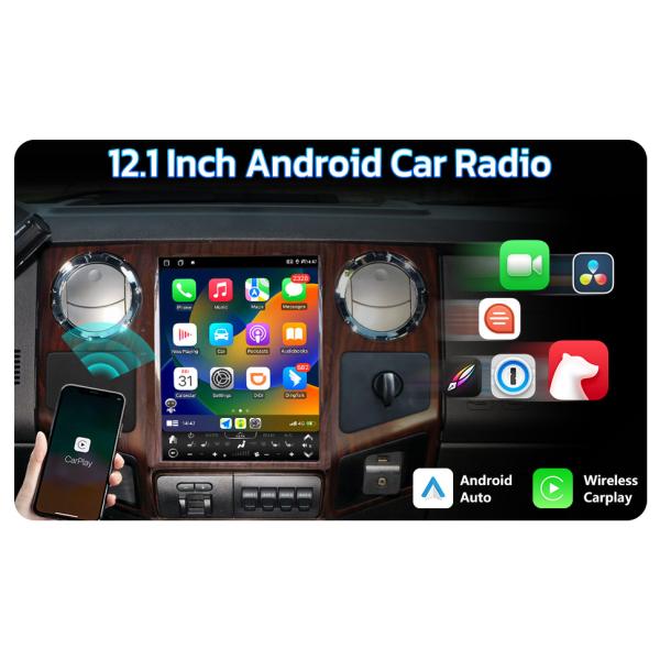 Viknav Car Radio For Ford F250 F350 (2008 2009 2010) 12.1 inch Android Auto Multimedia GPS Navigation Head Unit 8 Core S
