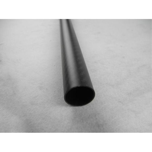 High Performance Round Carbon Fiber Tubing / Pipe with 3K Matt Plain