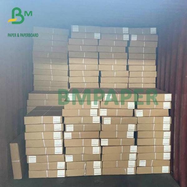 Premium Coated Color Bond 28# Matte Finish White Paper Roll 24''x150ft Premium Coated Color Bond 28# Matte Finish White Paper Roll 24''x150ft