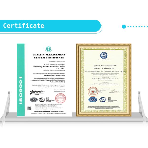 Red Cap 80MM Fixed Disc Hammered Concrete Plastic Insulation Anchors 1.12KN Capacity