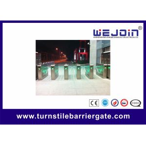 Smart-designed Full-Automatic Flap Barrier Gate with LED Light