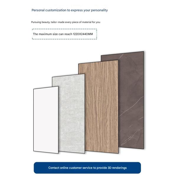 Hotel Design Style Direct Calacatta Grey Engineered Stone Slab for Contemporary Bathroom Vanity