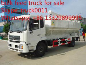 China China best price 3-27ton poultry feed truck for sale, factory sale hydraulic/electronic farm-oriented feed truck wholesale