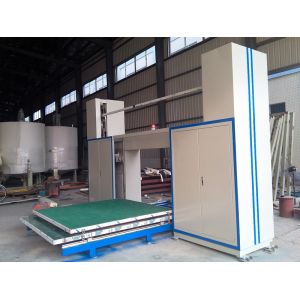 Adjustable Speed Horizontal Sponge Cutter Machine , Polyurethane Foam Cutting