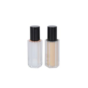 China High Luxury Bright Polygonal Cosmetic Pump Bottle Acrylic 30ml wholesale