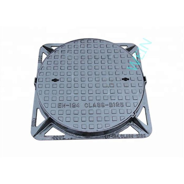 Quality Round Double Sealed Internal Inspection Chamber Cover Ductile Iron EN124 for sale