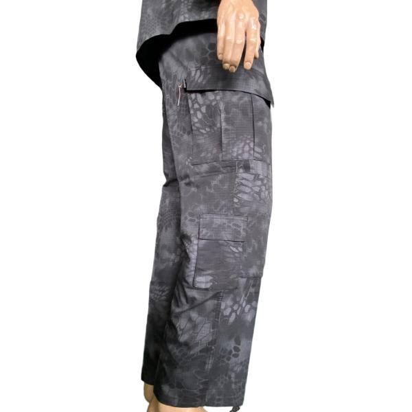 ACU Military Uniform Set Tactical Black Camo Uniform Set Durable Combat Outdoor Apparel