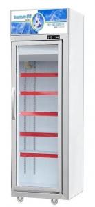 China Supermarket Commercial Upright Meat Display Freezer For Frozen Food With Glass Door wholesale