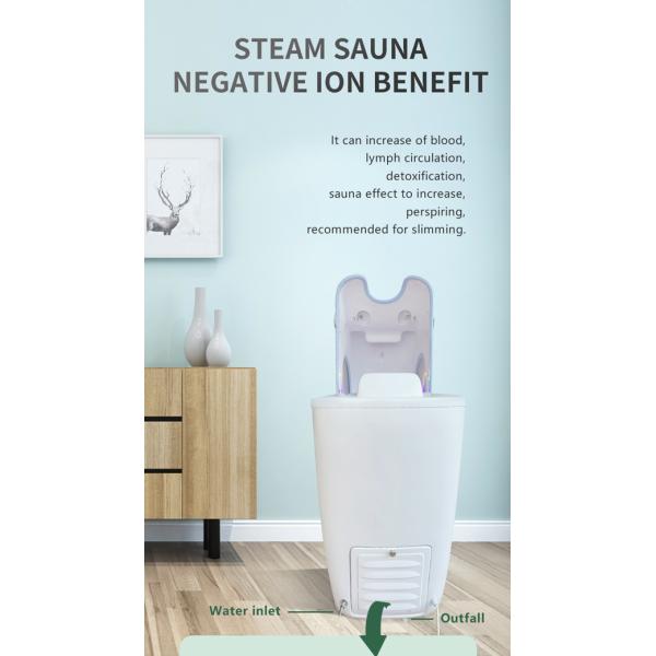 Creamy White 2 Pieces Red Lights Infrared Spa Capsule with PEMF Function for Slimming Detox