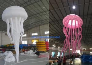 China 1.6m Dia Night Club Inflatable Advertising Balloon Decorative Night Light Jellyfish wholesale