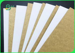 China 325gsm 365gsm White Top Kraft Back High Strength For Street Snacks Boxes wholesale