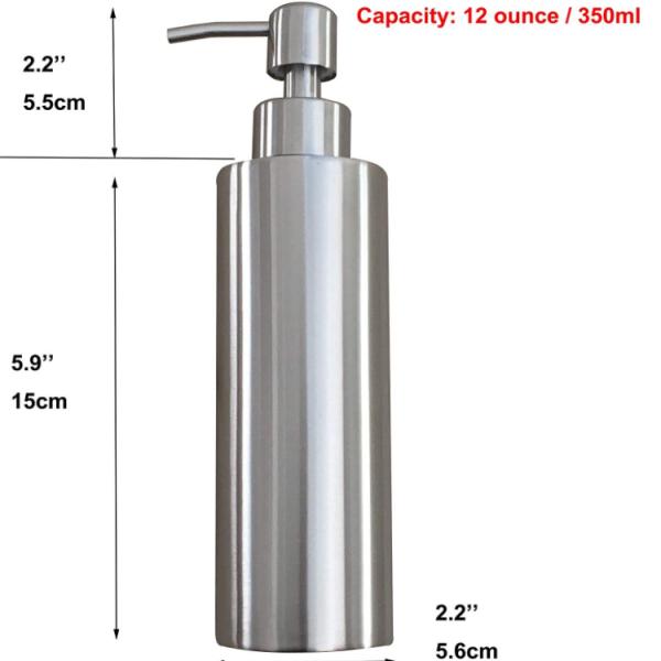 Liquid Soap Dispenser Holder Shampoo Shower Gel Soap Container Bottle
