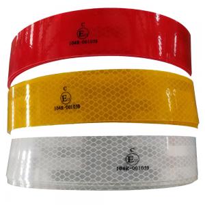 China Self Adhesive Reflective Conspicuity Tape 50mm * 50m Rigid Type High Visibility wholesale