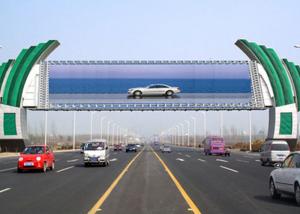 China Pixel Pitch 10mm Outdoor Expressway LED Billboard , Full Color SMD3535 LED displays on sale