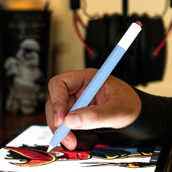 16*1cm Platinum Silicone Protective Case for Apple Pencil 2nd Generation Silicone Case