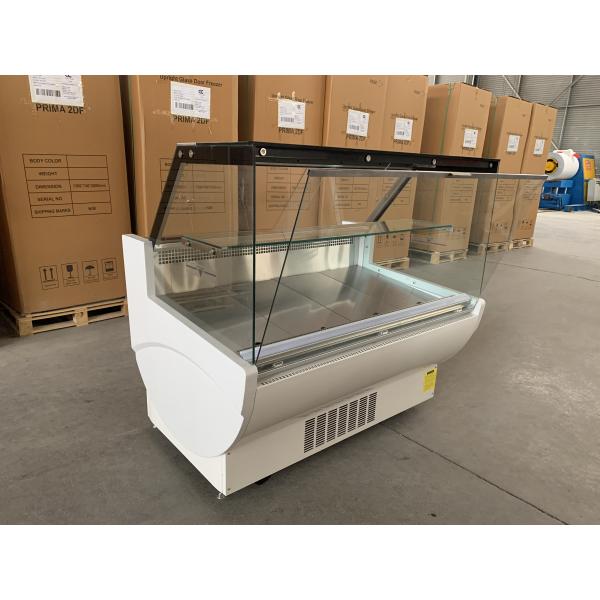R290 Fish Seafood Refrigerated Meat Display Chiller Self Serve